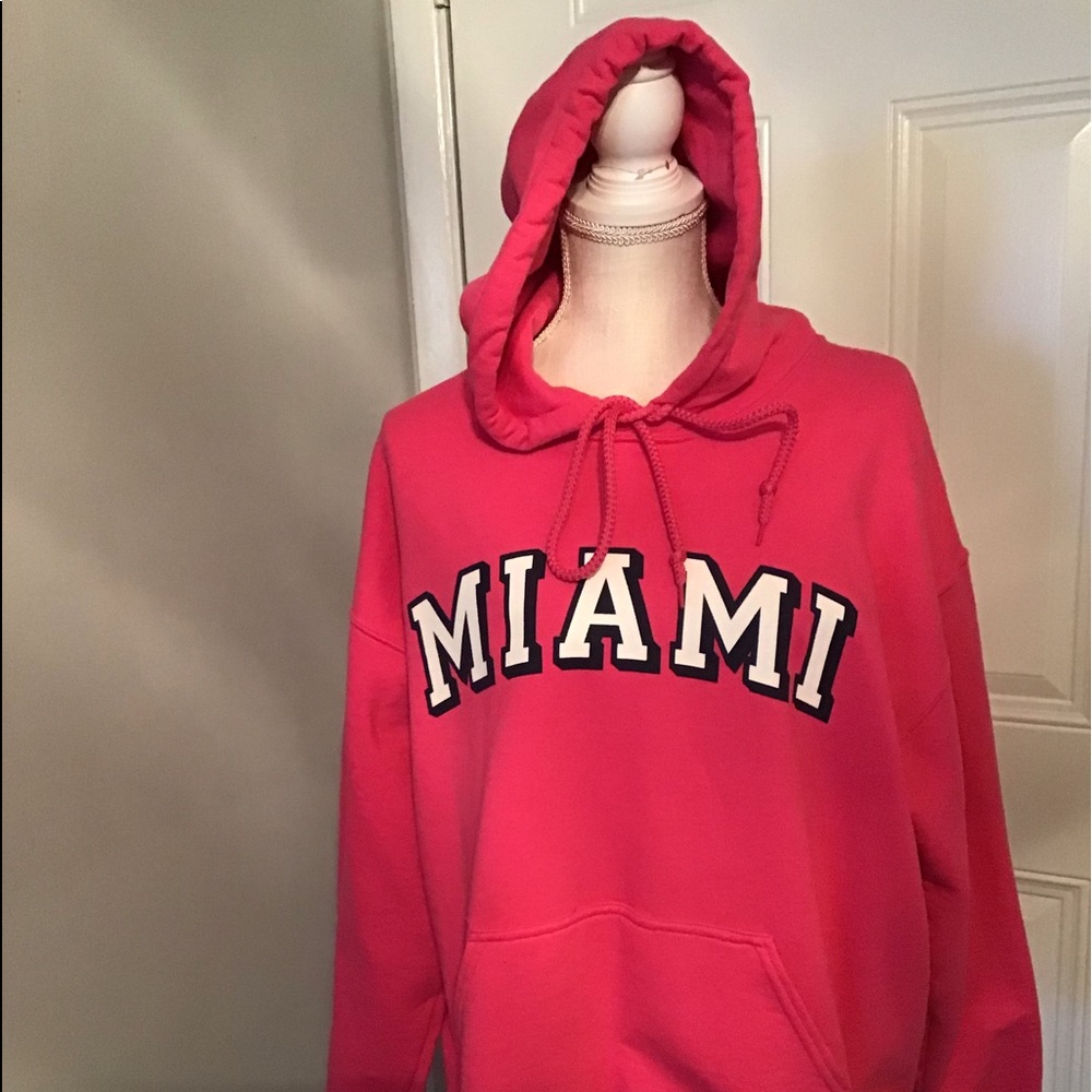 Hooded sweatshirt, purchased in the city of Miami.